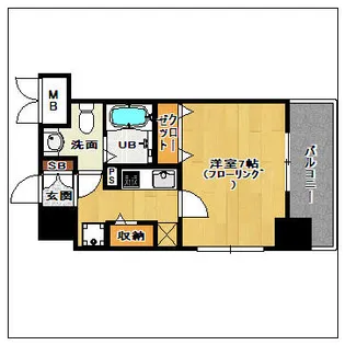 エンクレスト香椎【1007号室】の間取り