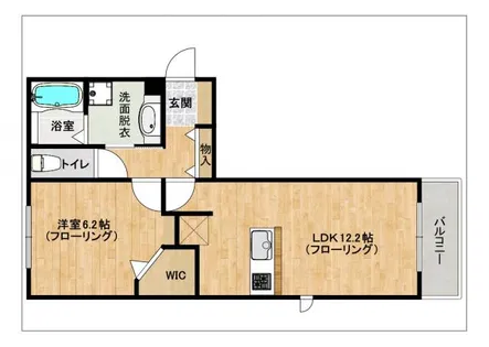 プリマベル【306号室】の間取り