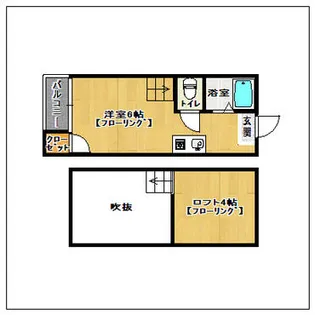 グリーンコーポ【301号室】の間取り