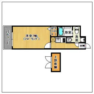 エステートモア天神ワーフ【13階】の間取り