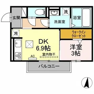 大和Ⅱ【1階】の間取り