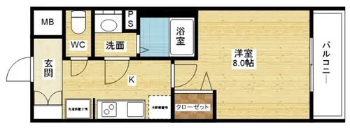PHOENIX新大阪【6階】の間取り