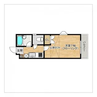 センエイ松山【1階】の間取り