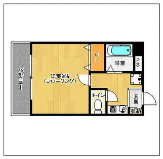西新IGビレッジ【702号室】の間取り