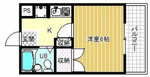 ハイツコッペリアⅡ【1階】の間取り