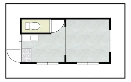 アルファーディオYOSHIZUKA【2-D号室】の間取り