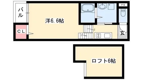 プランドール【2階】の間取り