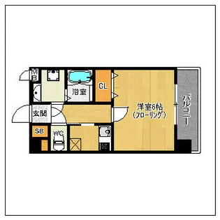 ハイネタウン箱崎【302号室】の間取り