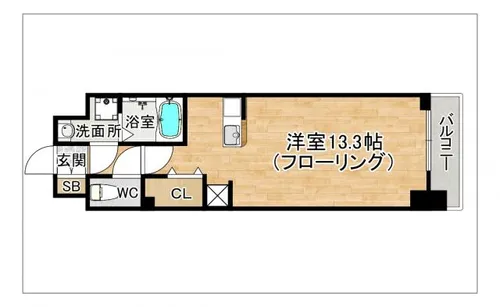 FLレジデンス1【802号室】の間取り