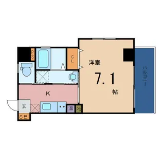 DAP千林【303号室】の間取り
