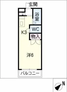 アイリス小池【1階】の間取り