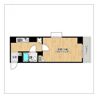 FAN六本松【501号室】の間取り