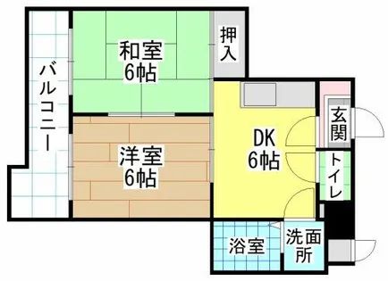 ヴィレッジ皆好園【8階】の間取り