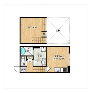 viale【205号室】の間取り