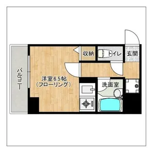 アバンス薬院【4階】の間取り