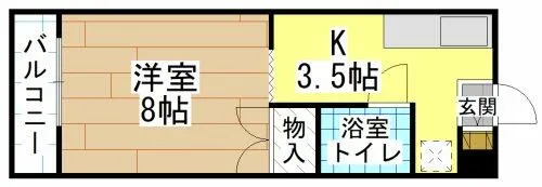 クライムハイツ寿山【3階】の間取り
