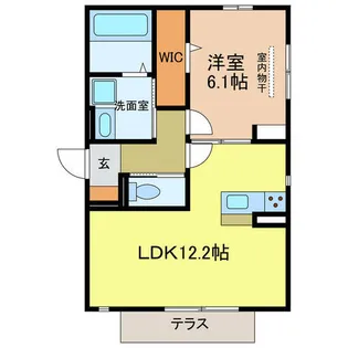 セジュールM【1階】の間取り