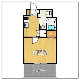 サヴォイ ル・カサブランカ【707号室】の間取り