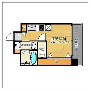 サヴォイレトワールセレステ【1304号室】の間取り
