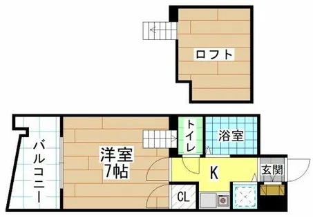 アソルティ徳力【7階】の間取り