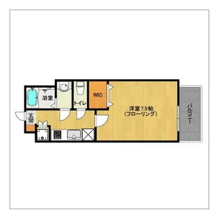 サヴォイ ラ・マリナ ドゥ ハカタ【3階】の間取り