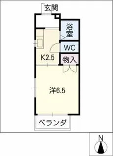 スクエア宿跡【4階】の間取り