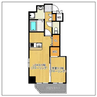 Trail博多【902号室】の間取り