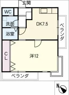 ヤシロヒルズ【1階】の間取り
