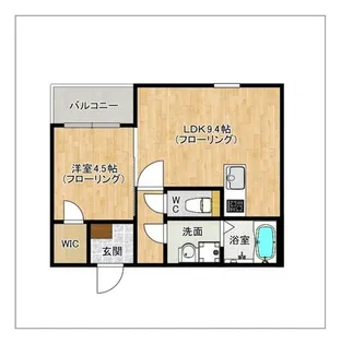 ケーエス博多駅南Ⅱ【1階】の間取り