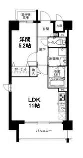 フレアハラ【7階】の間取り