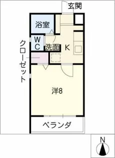 EXCEL TOWN【3階】の間取り