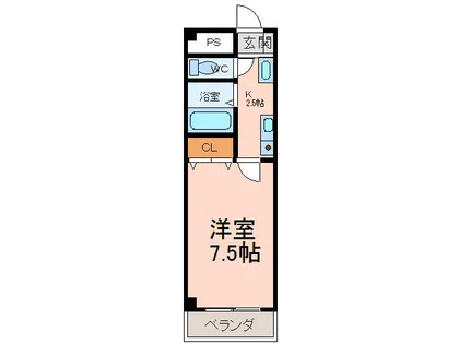 マーベラス ヨシダ【308号室】の間取り