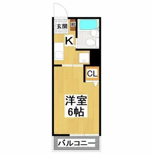 アミチミエⅡ【2階】の間取り