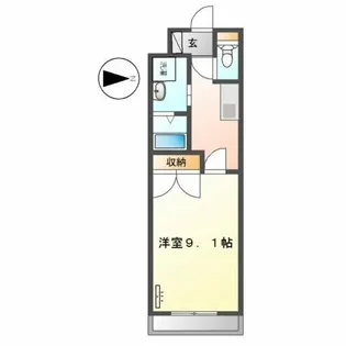 プライムコート【1階】の間取り