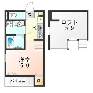 リチェッターコロ【2階】の間取り