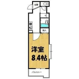 モナティス那古野【3階】の間取り