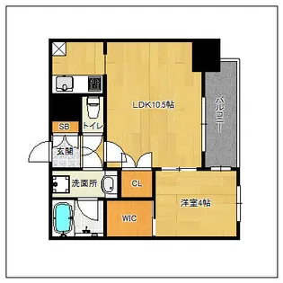 ブラン・スタイル博多【1003号室】の間取り
