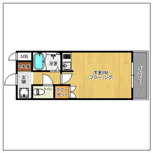 日野山第五ビル【508号室】の間取り