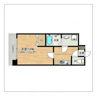 アルマティック薬院【1106号室】の間取り