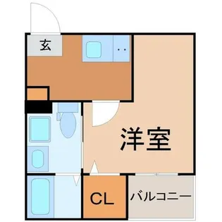 CRASTINE弥生町B棟【2階】の間取り