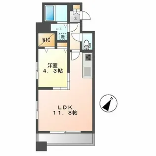ポルタニグラ千種【8階】の間取り