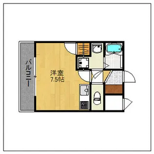 チェリーブラッサムTAKEDA【302号室】の間取り