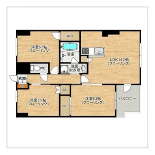 S-RESIDENCE伊都Attirant【808号室】の間取り