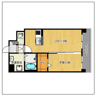 クレメンティア【5階】の間取り