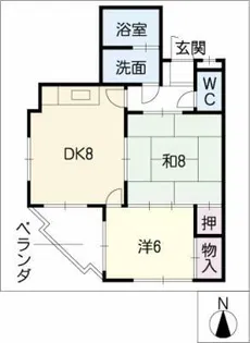 メゾン雅【2階】の間取り