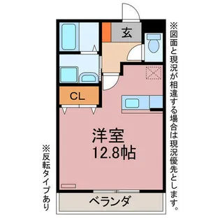 メゾンHappyGrow【103号室】の間取り