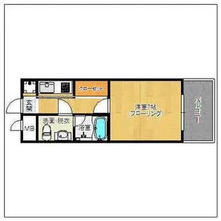 エステートモア白金【3階】の間取り