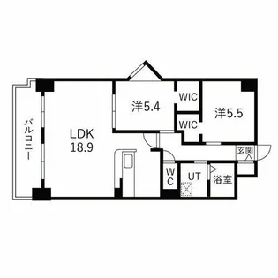 ソフィアメゾン【203号室】の間取り