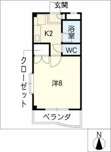 ハーヴェスト中平【3階】の間取り