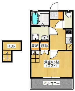 ダム・ド・香椎参番館【201号室】の間取り
